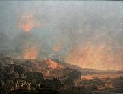 Carlo Bonavia Eruption of the Vesuvius oil on canvas